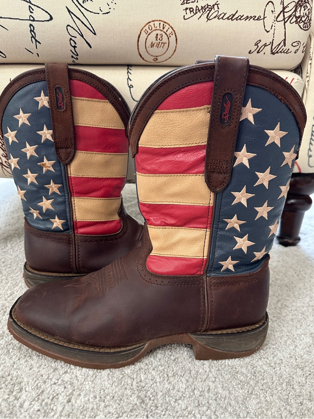 Durango Rebel Men’s 12” Patriotic Leather Boots
